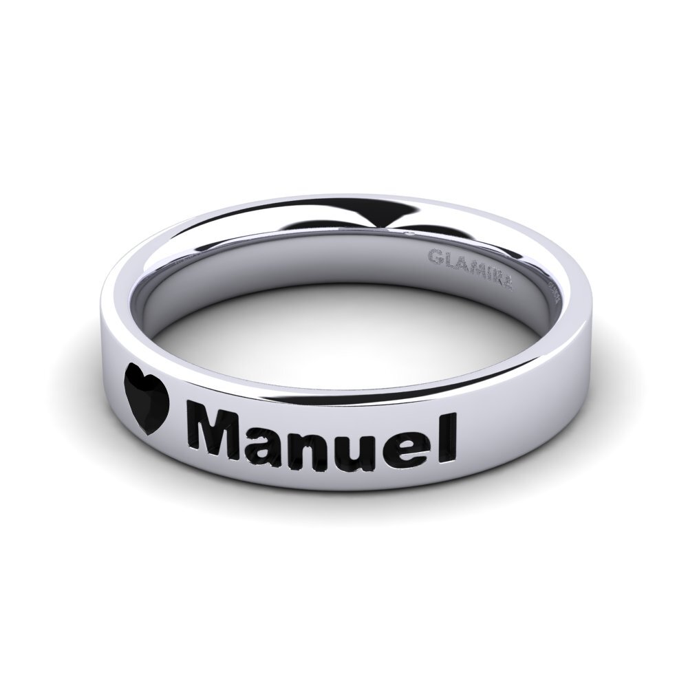 블랙 다이아몬드 반지 Manuel