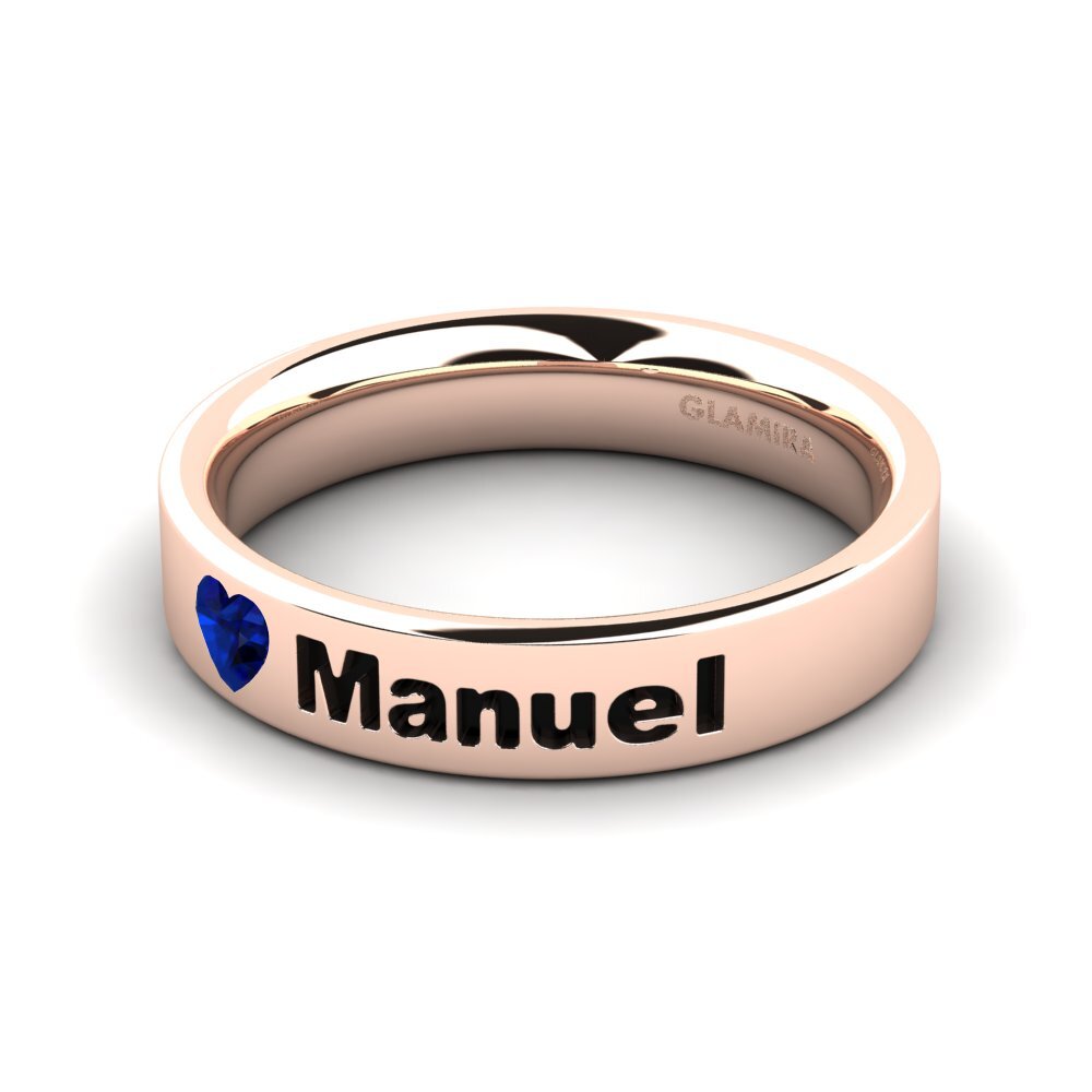 Rotgold 585 Saphir Ringe Manuel