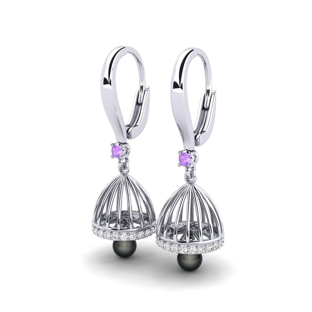 Amethyst Women's Earring Mapjonas