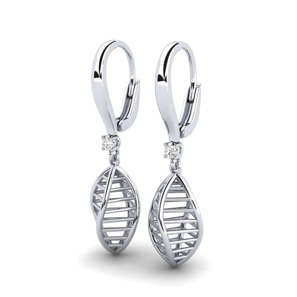 Moissanite Boucle d'oreille femme Maplean