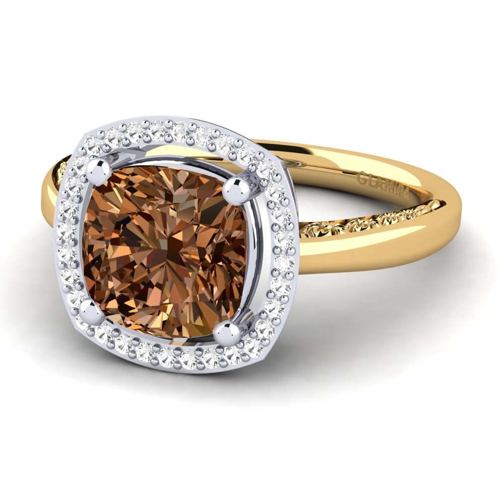 14ct Yellow / White Gold Engagement Ring Marciane