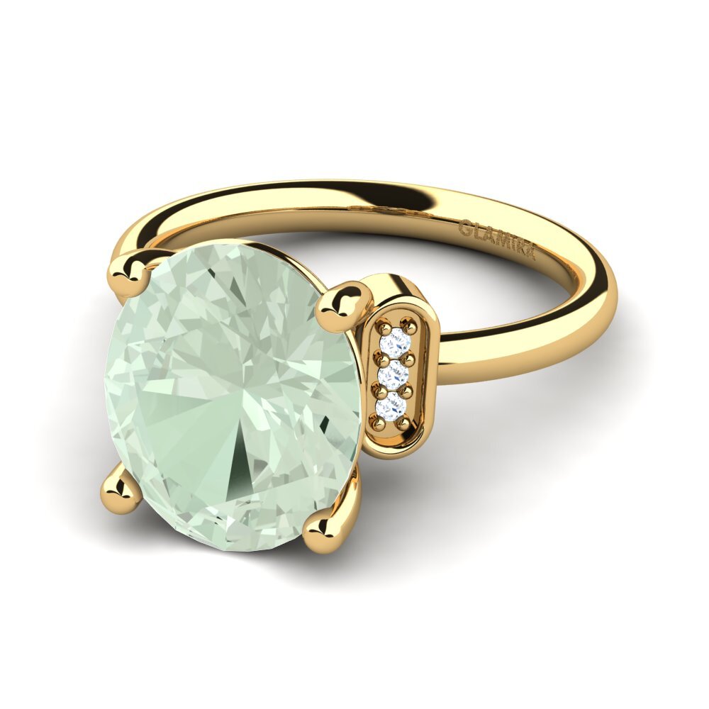 Green Amethyst Ring Marcisha