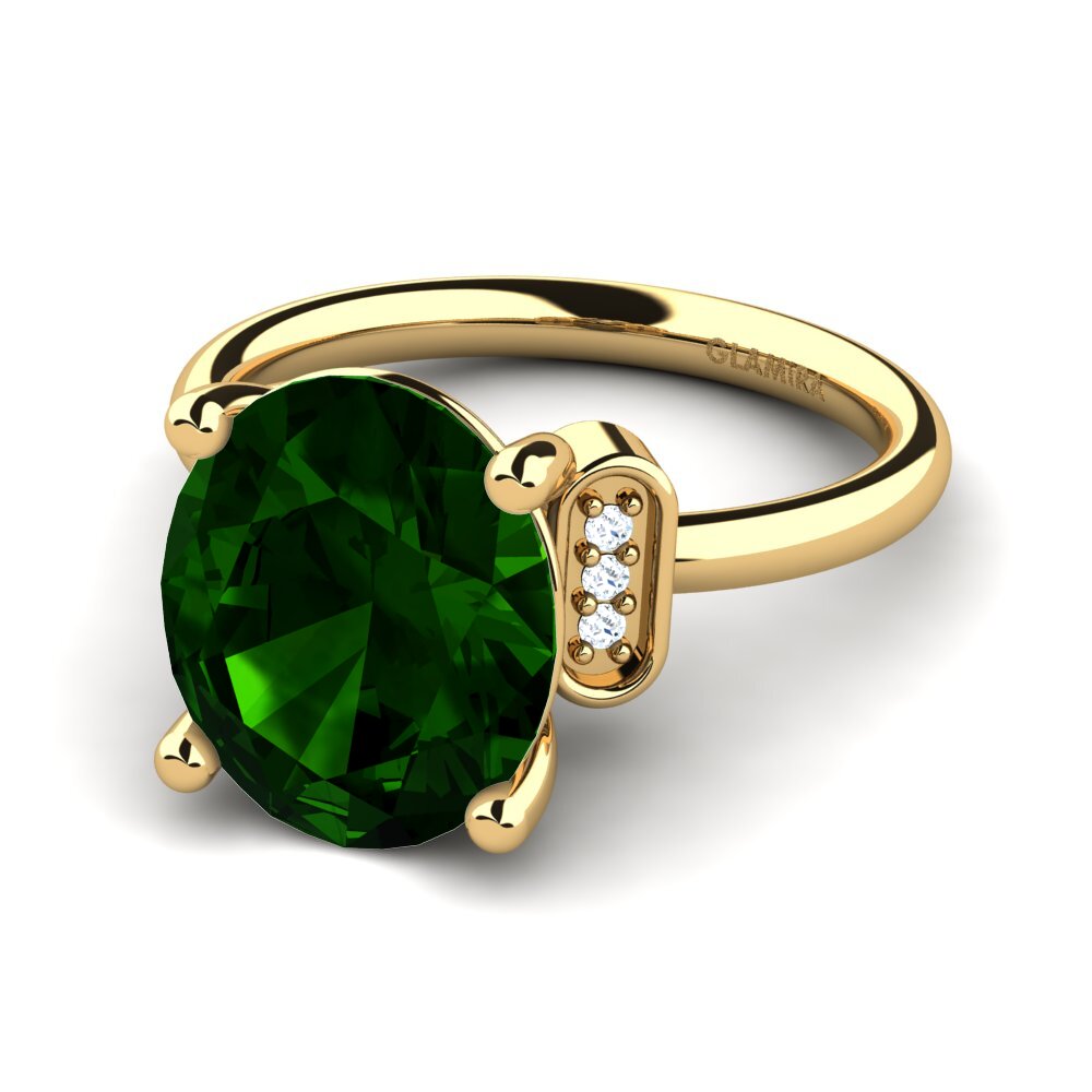 Turmalina verde Anillo Marcisha