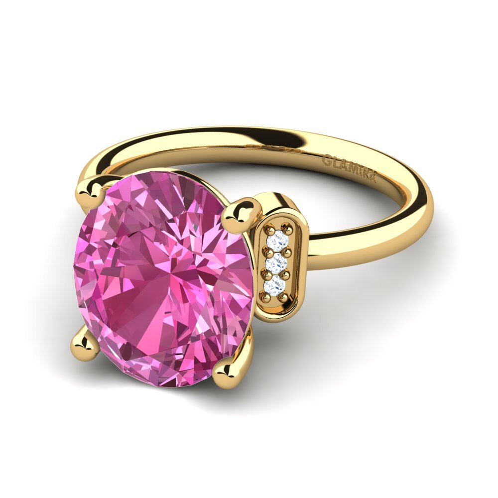 Topacio Rosa Anillo Marcisha
