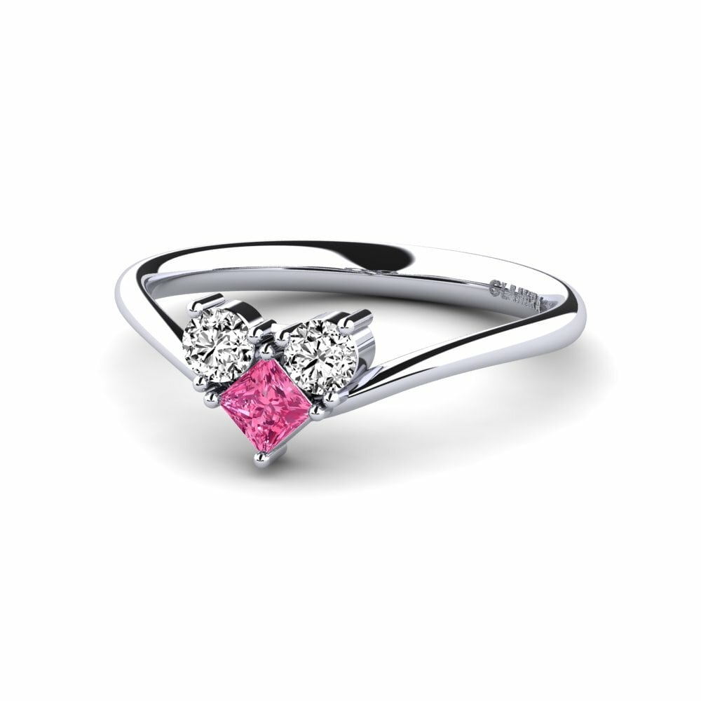 Turmalina rosa Anillo de Mujer Margalit