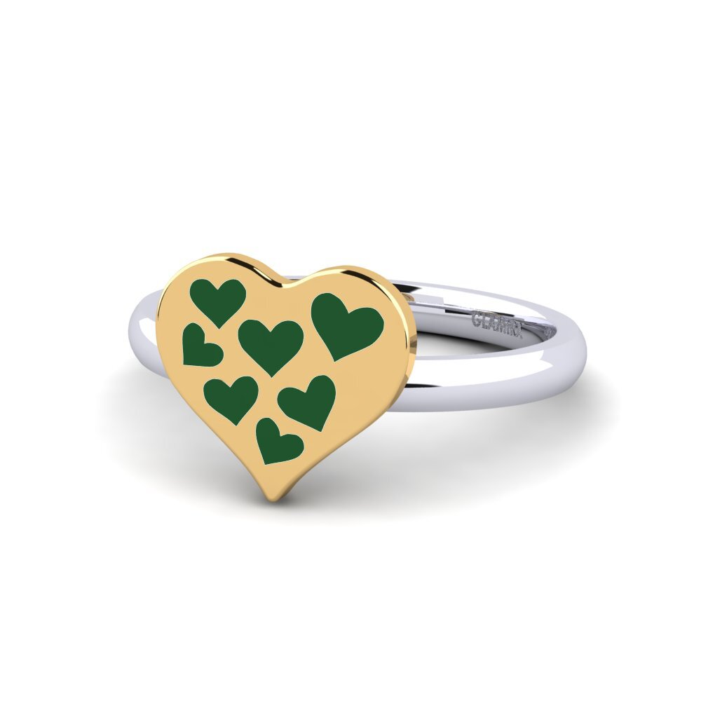 750 Weiß & Gelbgold Ring Margaretta