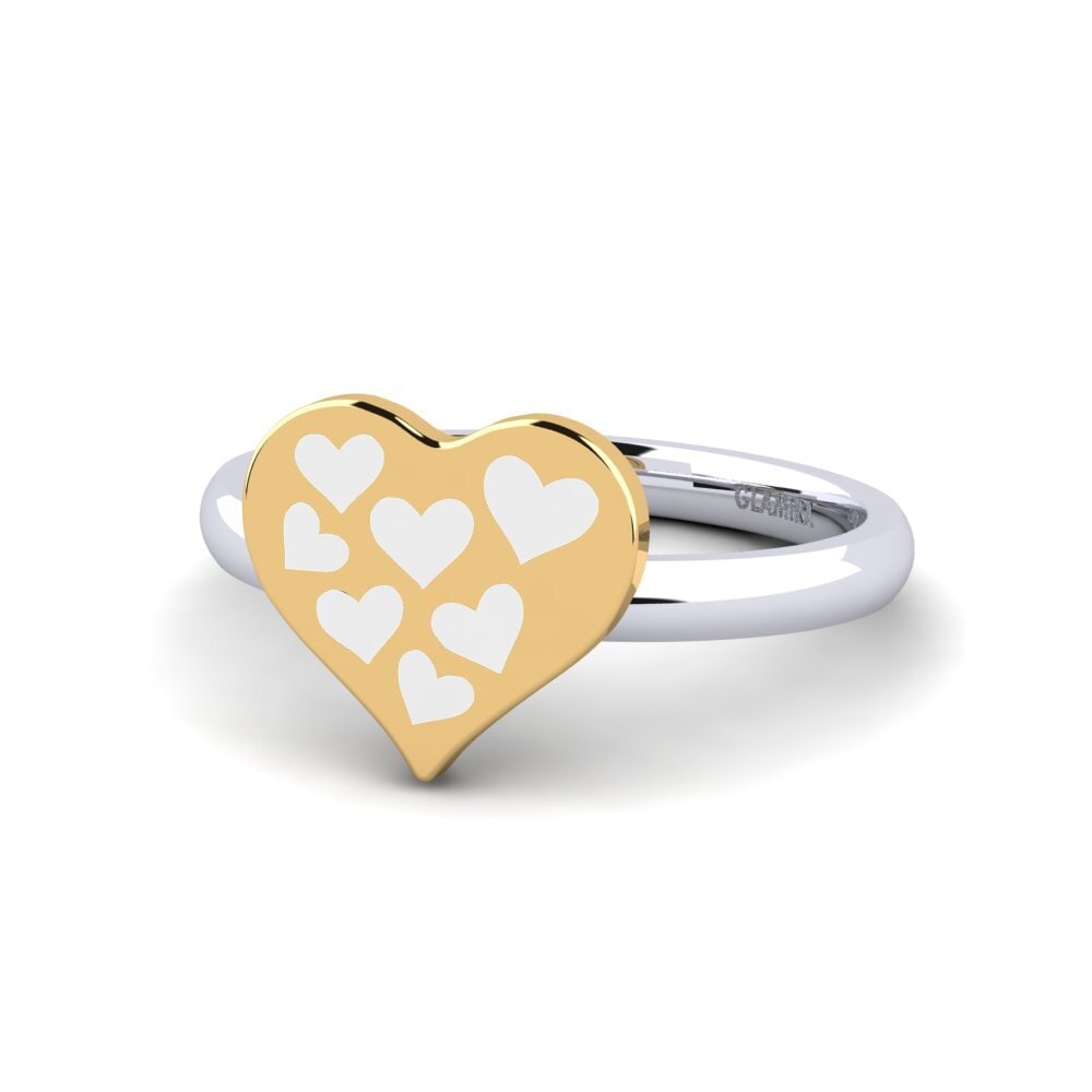 375 Weiß & Gelbgold Ring Margaretta