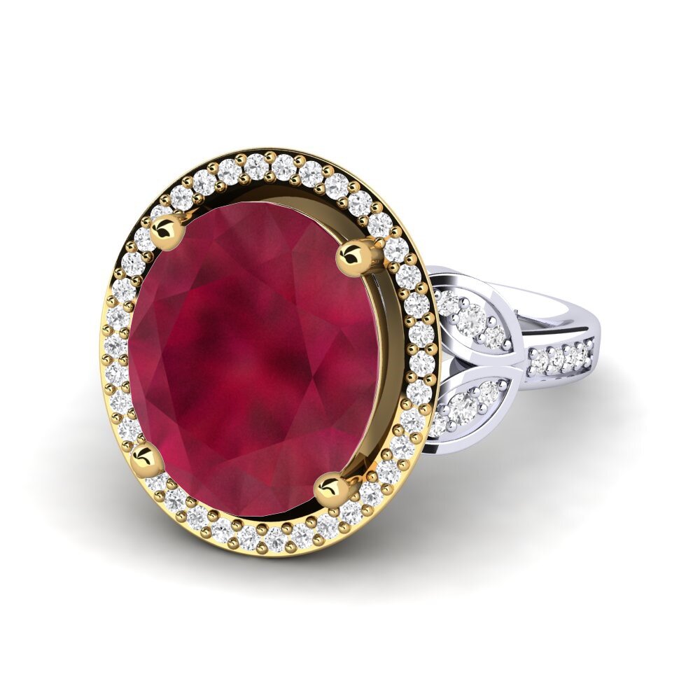 18ct White / Yellow Gold Ring Margretha