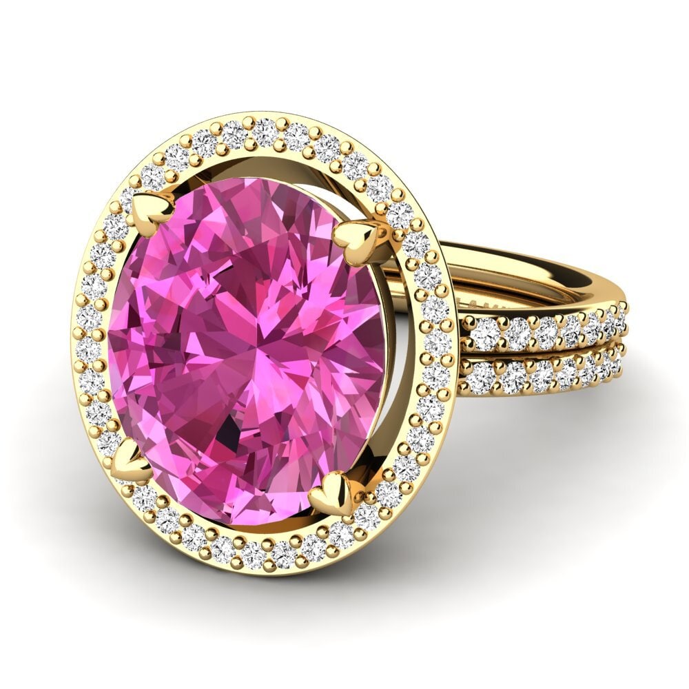 Topacio Rosa Anillo Margrie