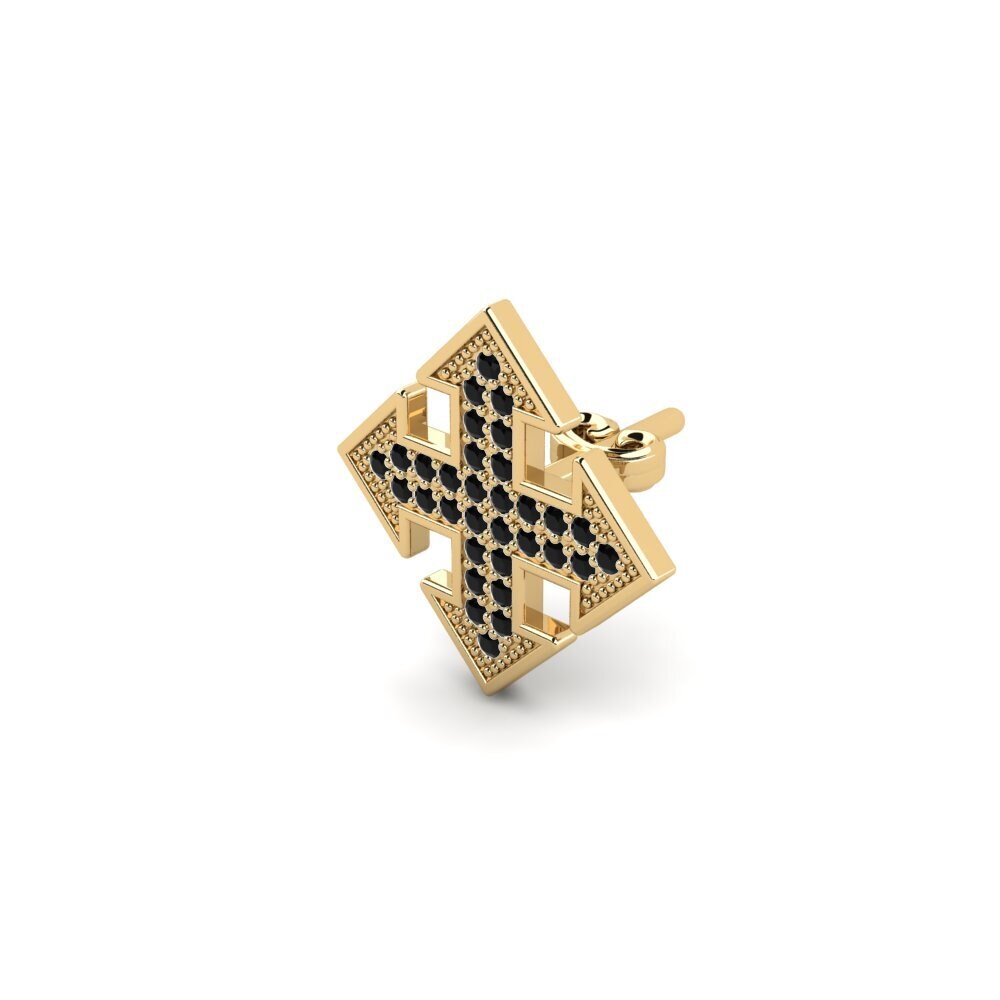 Black Diamond Men's Earring Marikon