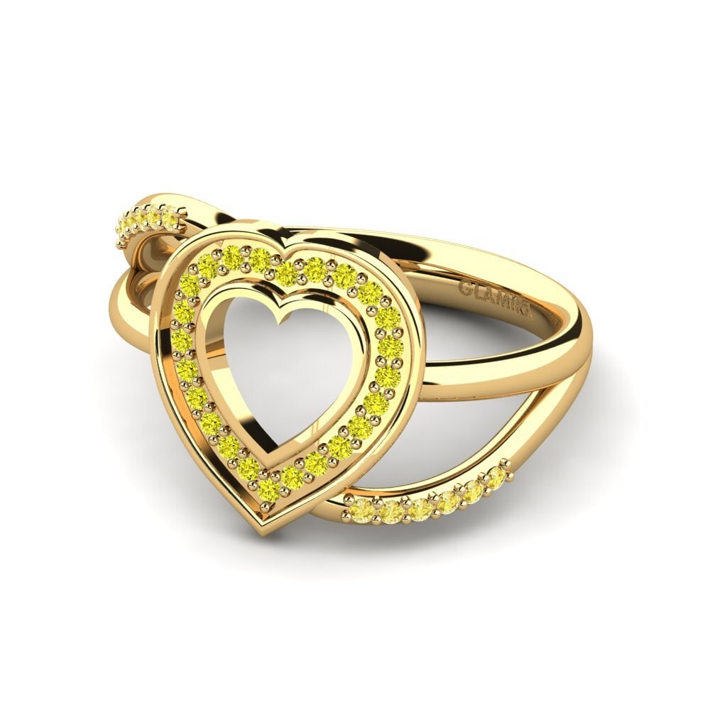 Yellow Diamond Ring Marilla