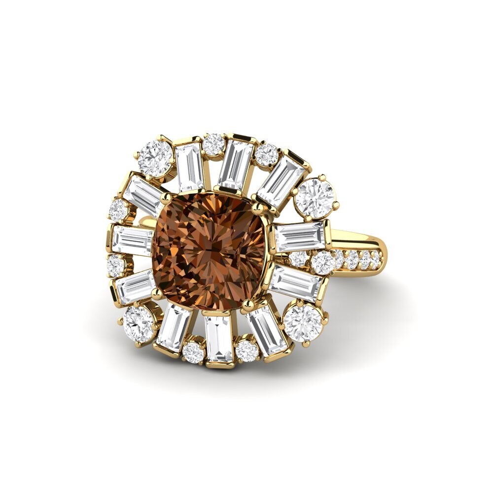 Brown Diamond Engagement Ring Marilyne