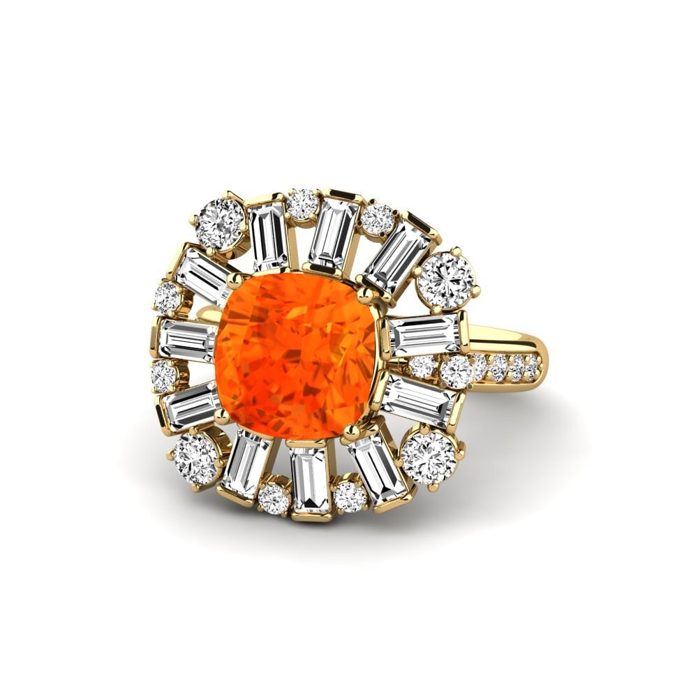 Fire-Opal Engagement Ring Marilyne