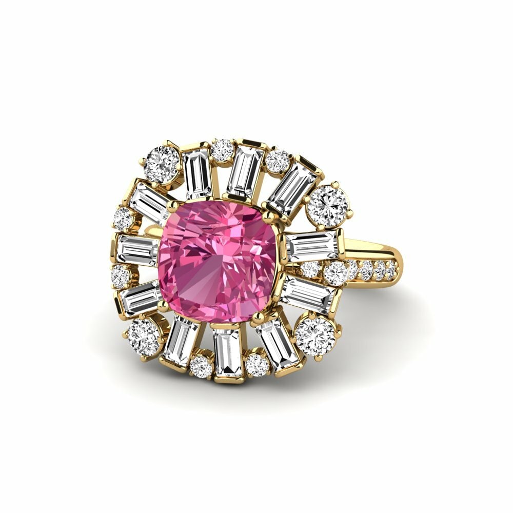 Pink Tourmaline Engagement Ring Marilyne