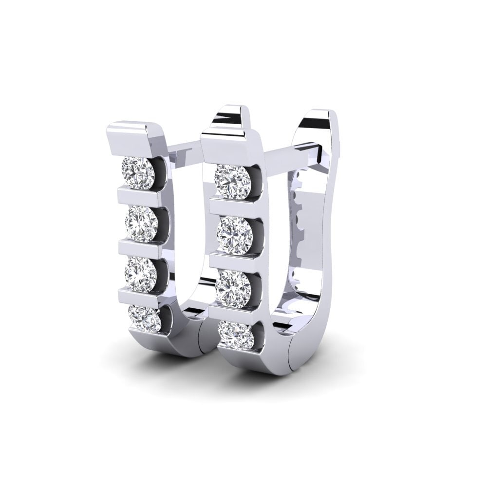 Labor-gezüchteter Diamant Damen ohrring Mariutz