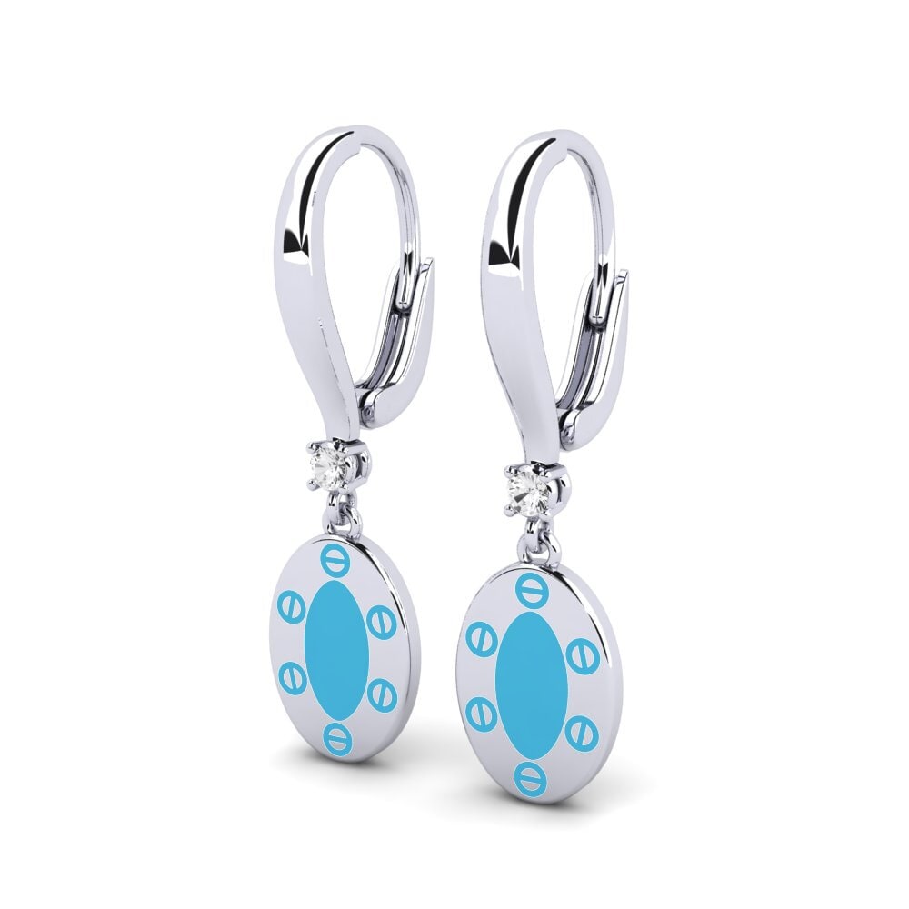 White sapphire Women's Earring Marlene