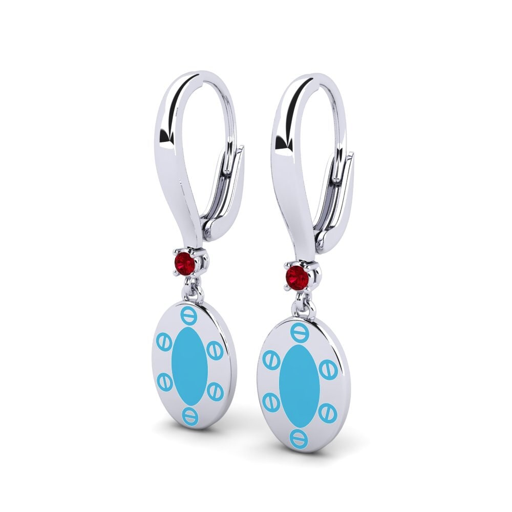 Red Zirconia Women's Earring Marlene