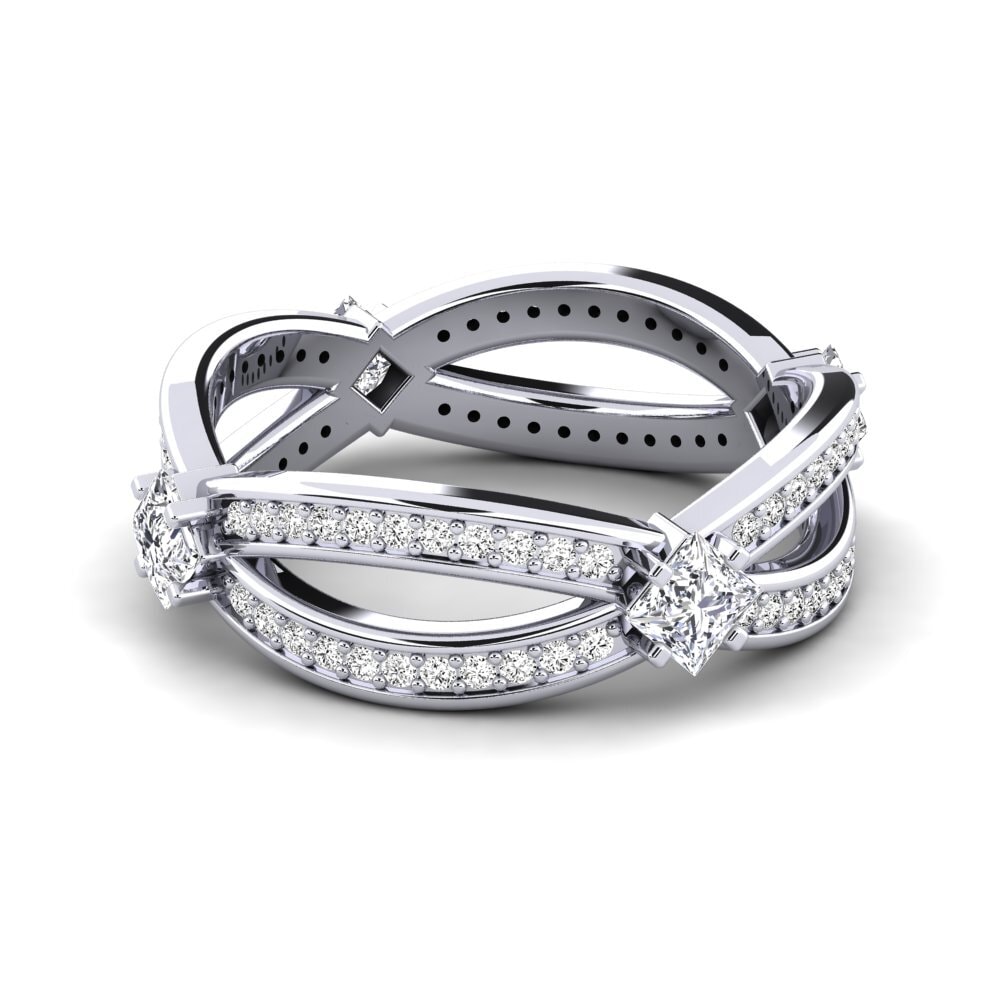 Princesa Moissanita Anillo Marline