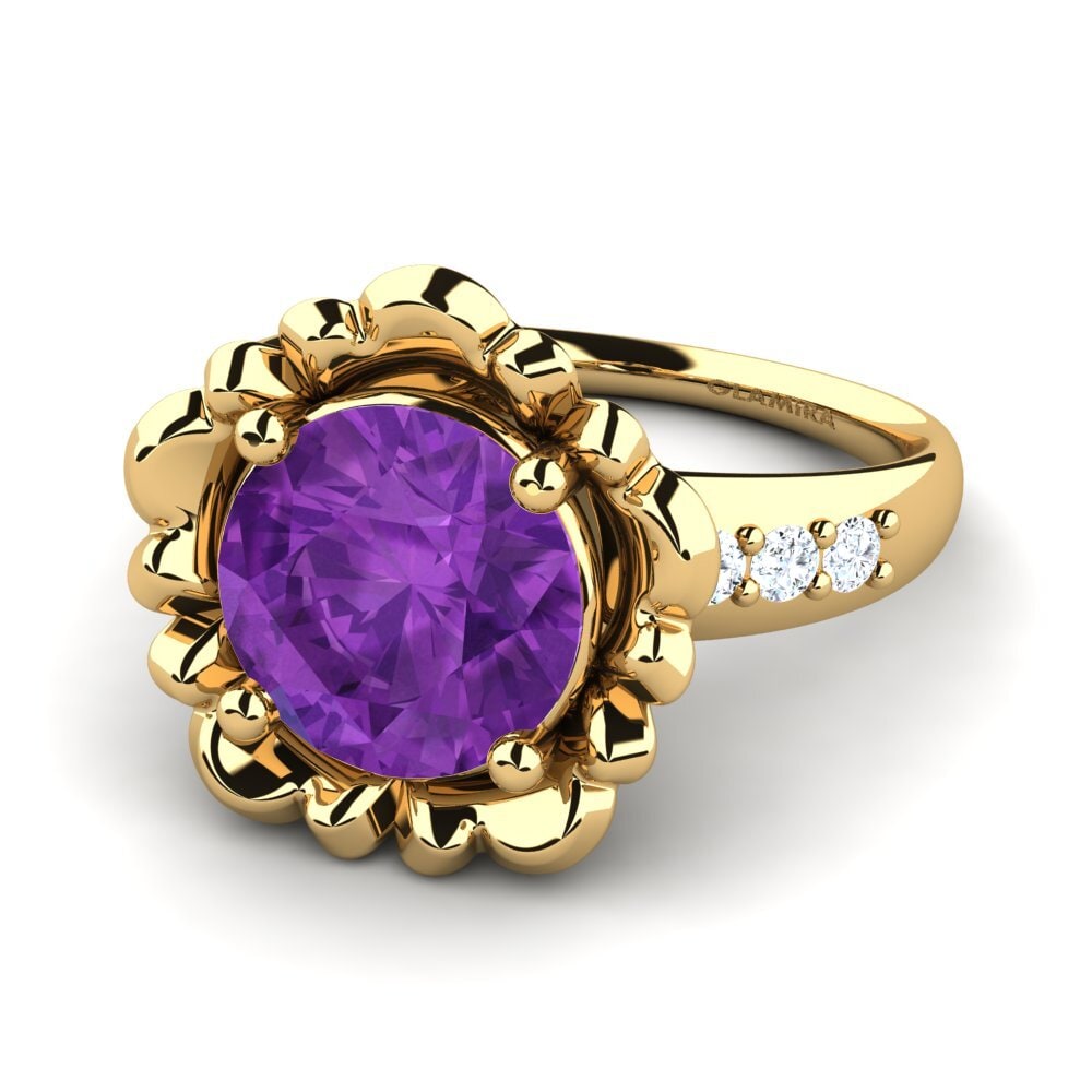 Amatista Anillo Marnie