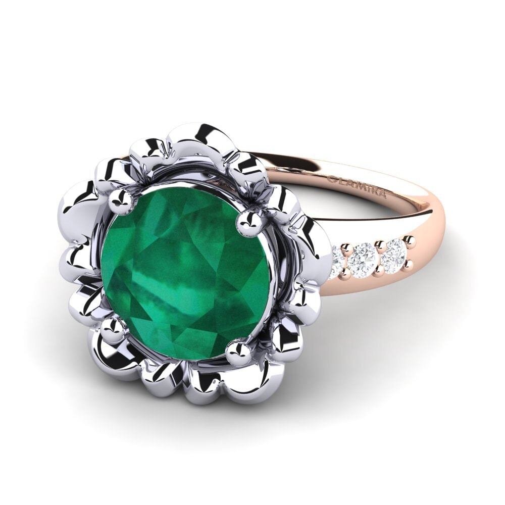 14ct White / Rose Gold Ring Marnie