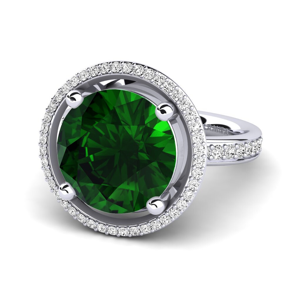 Turmalina verde Anillo Marnisha