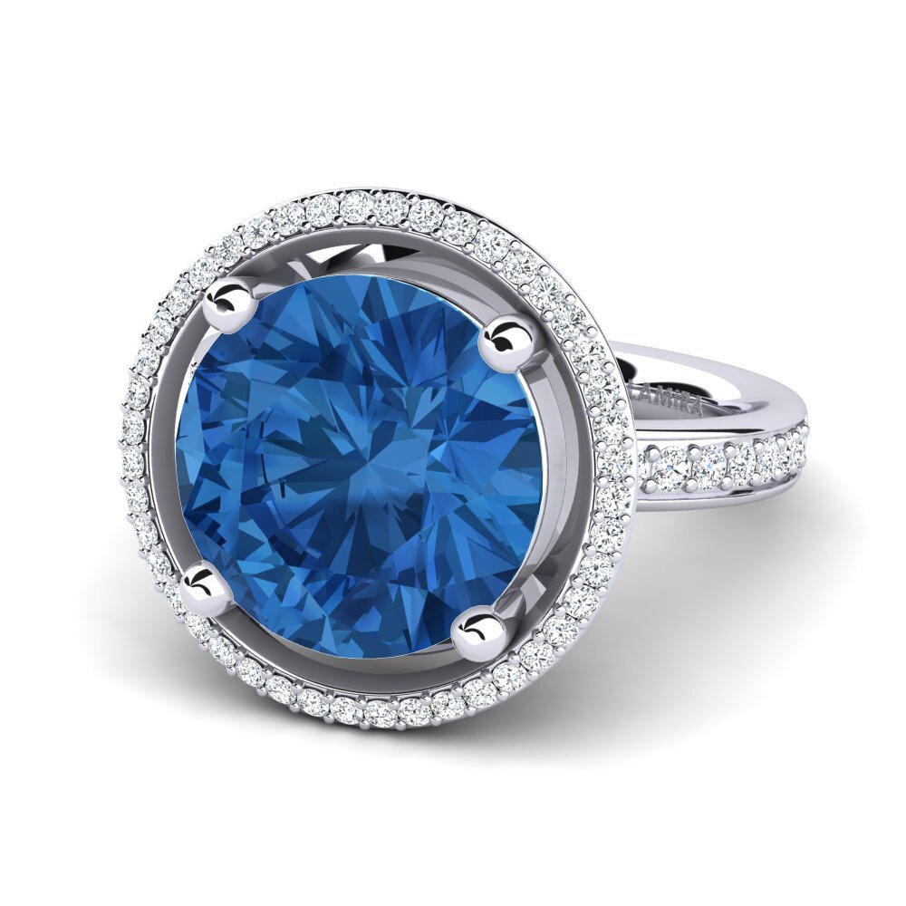 Dark Blue Zirconia Ring Marnisha