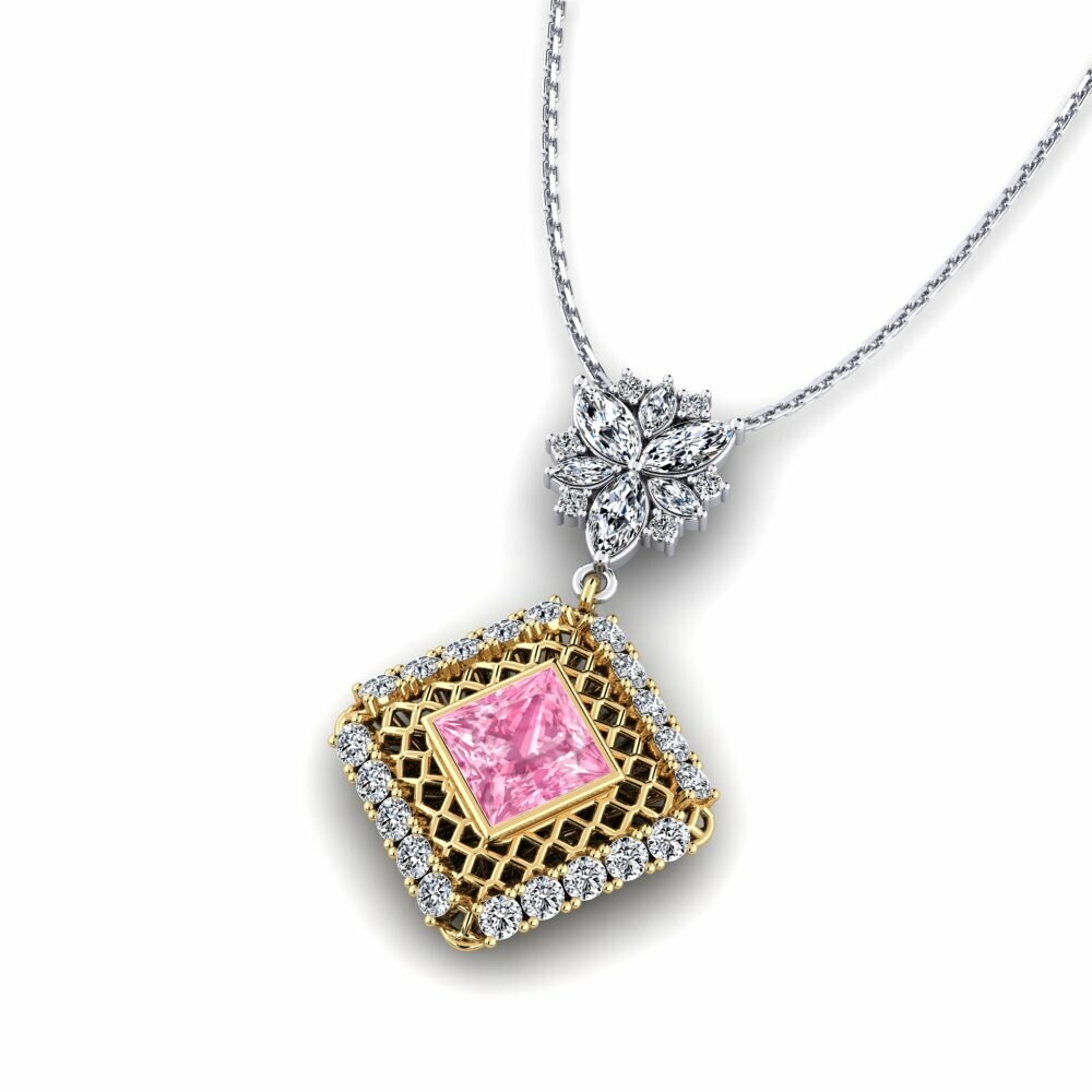Pink Sapphire Women's Pendant Marshell
