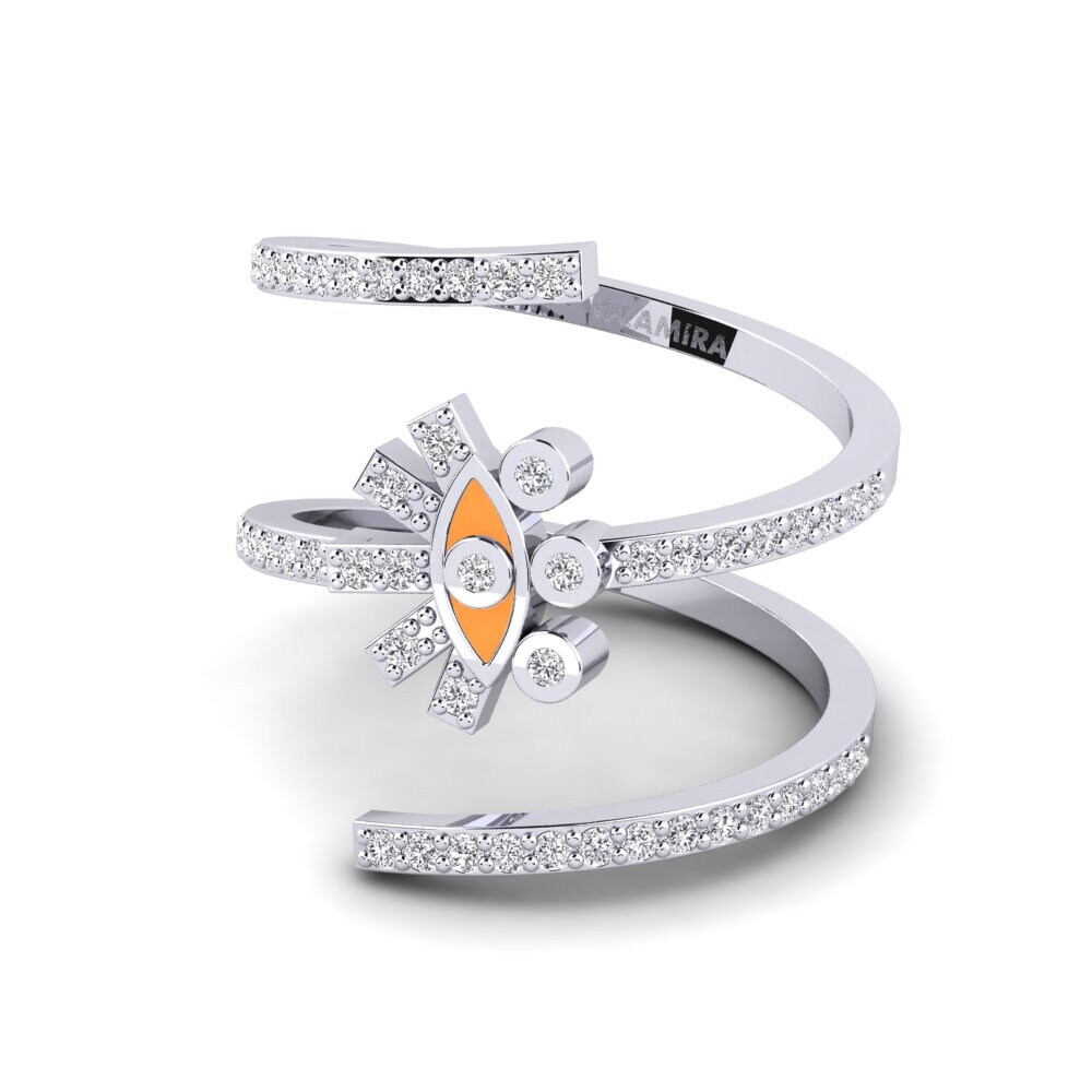 14ct White Gold Ring Marsyas