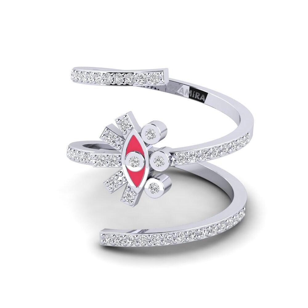 14ct White Gold Ring Marsyas