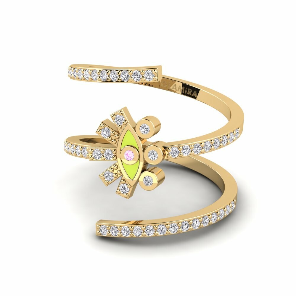 Saphir Rose Bague Marsyas