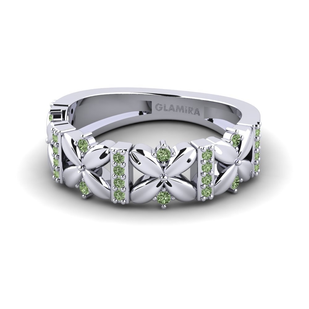 Diamante Verde Anillo Marthala