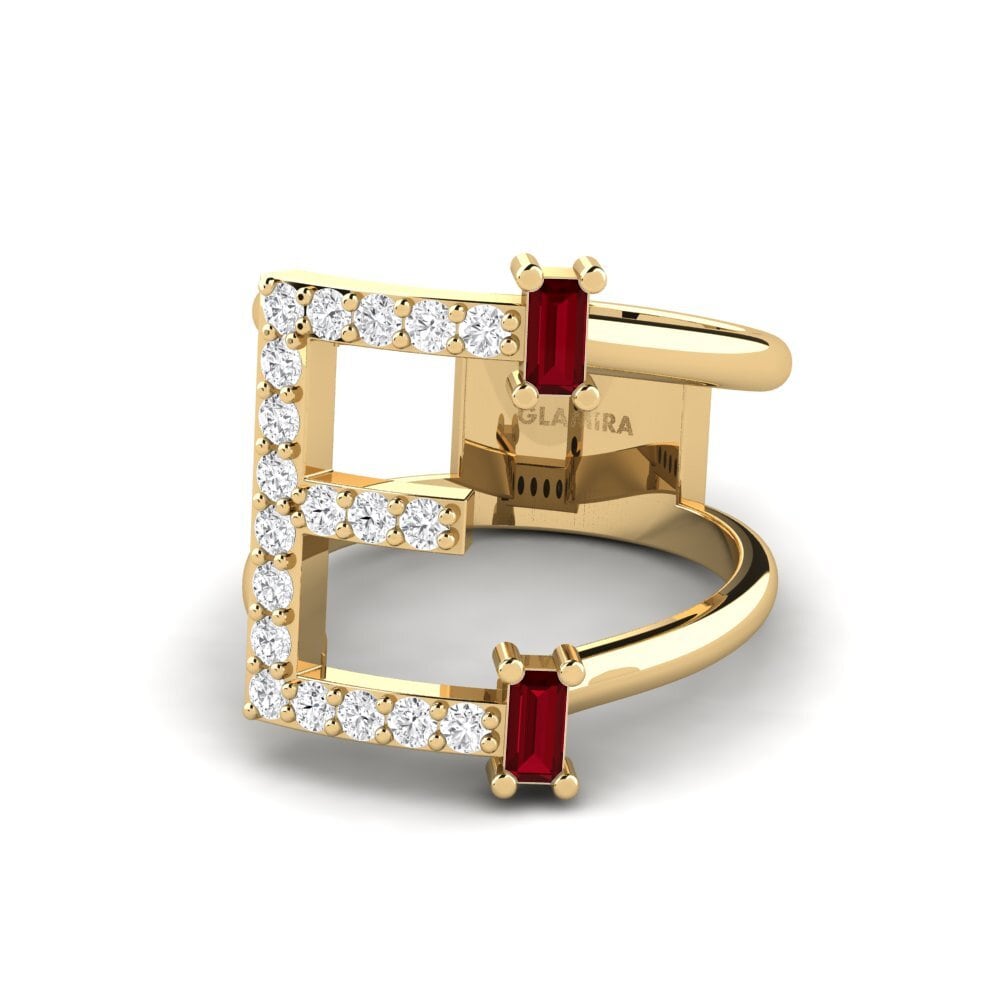 Red Zirconia SYLVIE Ring Martox - E