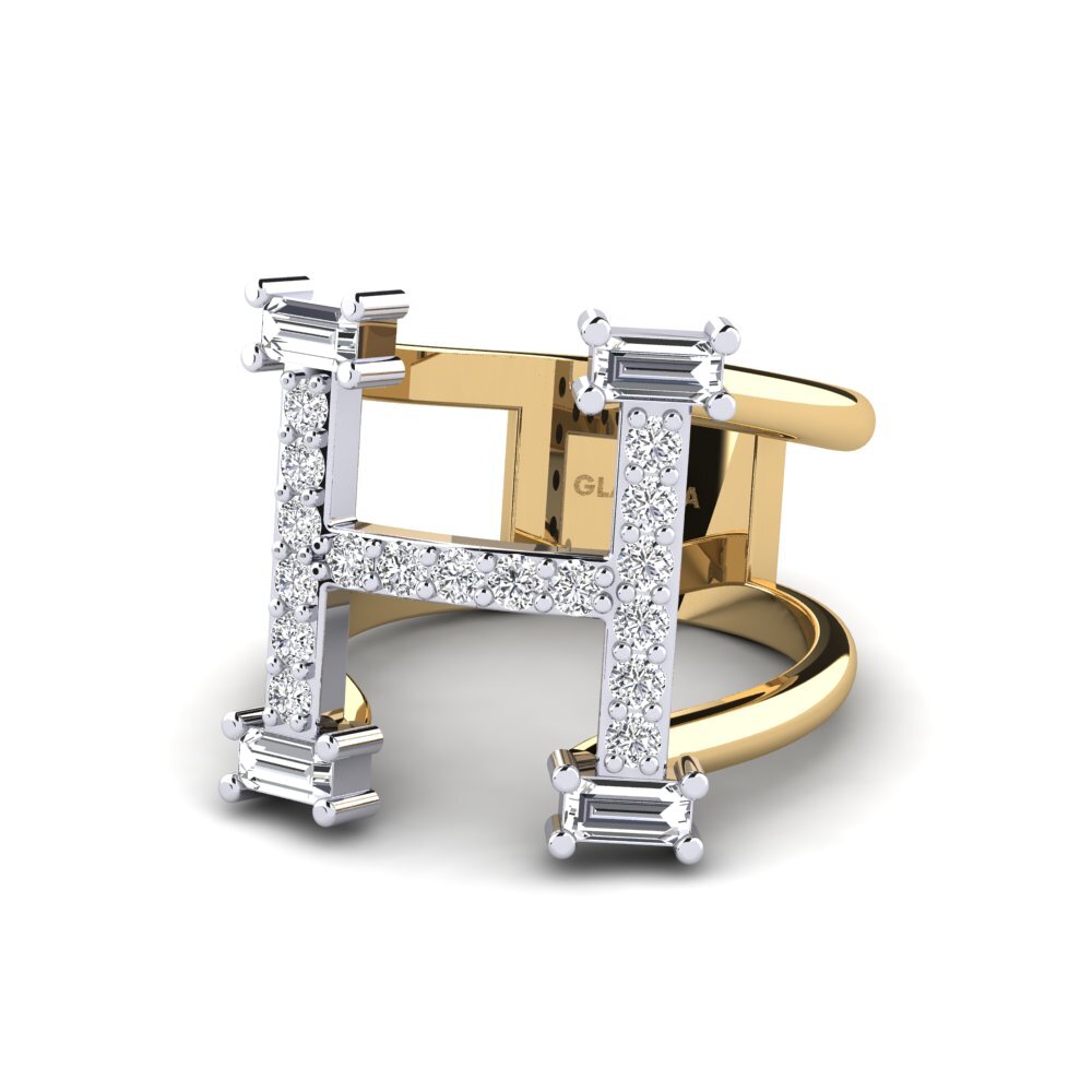 750 Gelb & Weissgold SYLVIE Ringe Martox - H