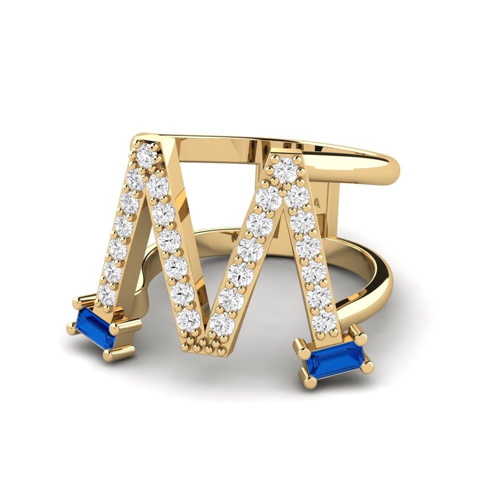 Dark Blue Zirconia SYLVIE Ring Martox - M