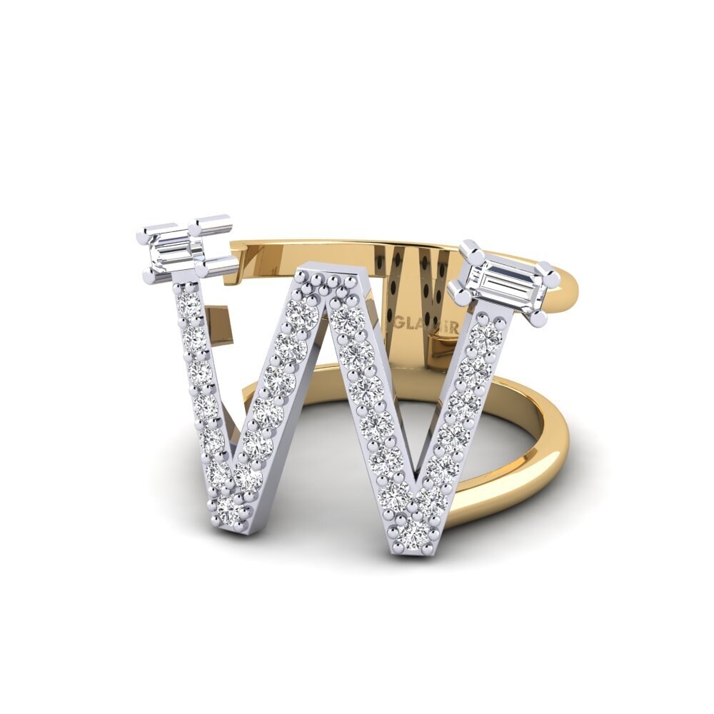 750 Gelb & Weissgold SYLVIE Ringe Martox - W