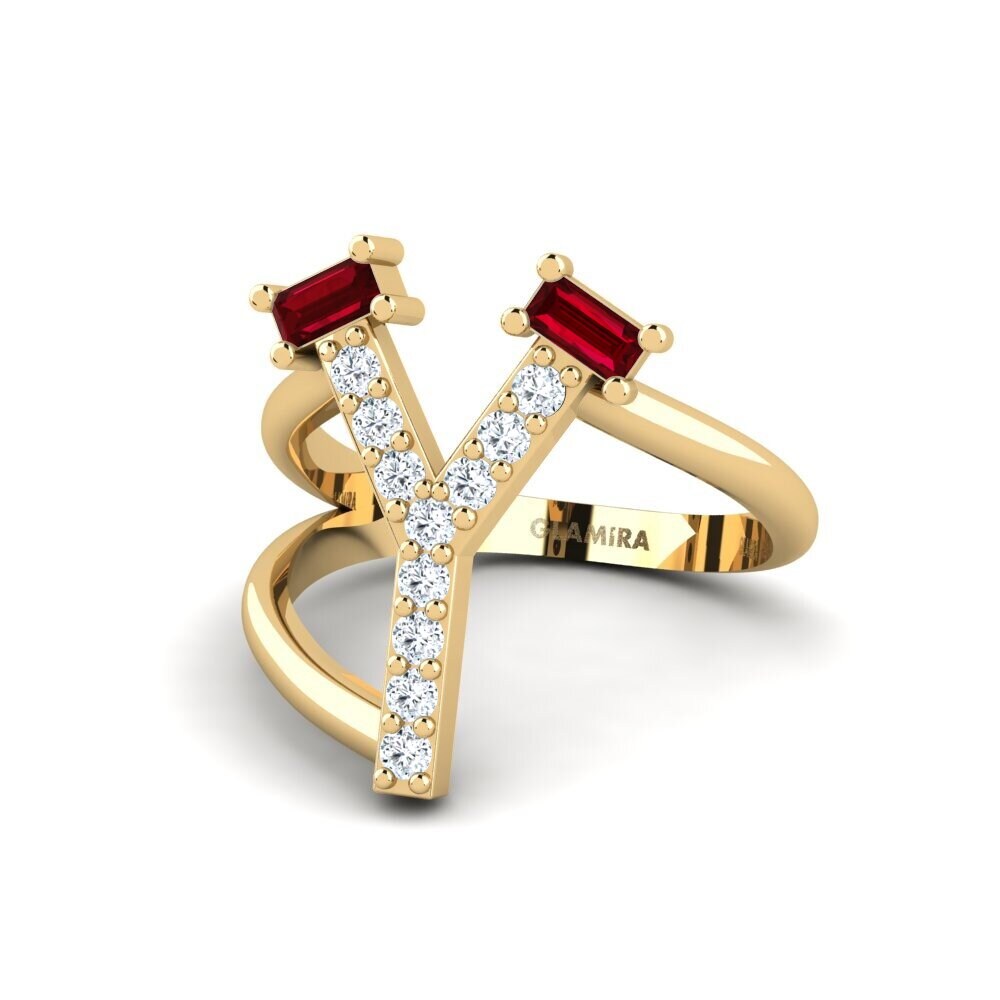 Red Zirconia SYLVIE Ring Martox - Y