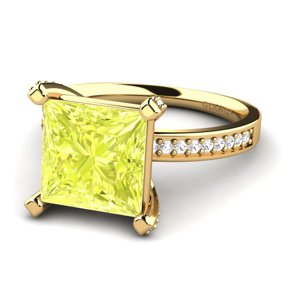 14k Oro Amarillo Anillo Martoya