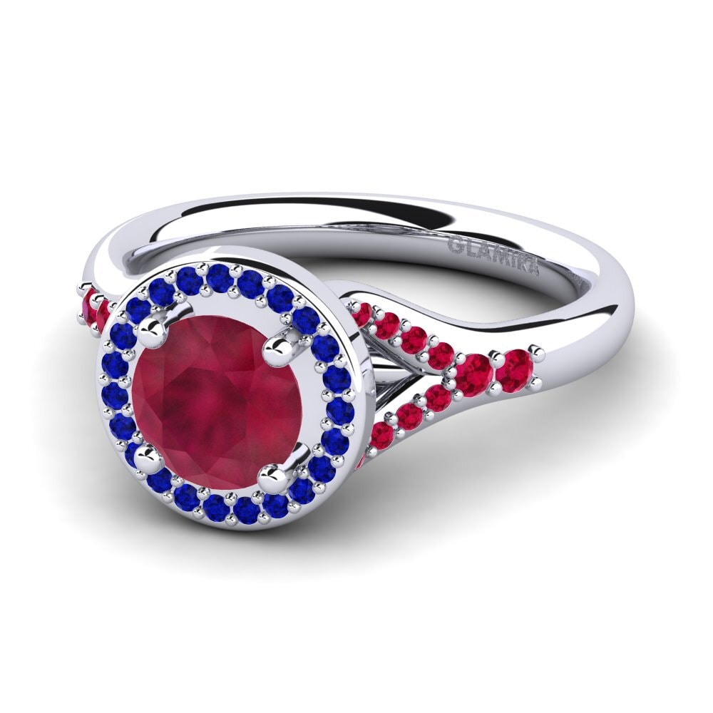 Ruby Engagement Ring Marvina