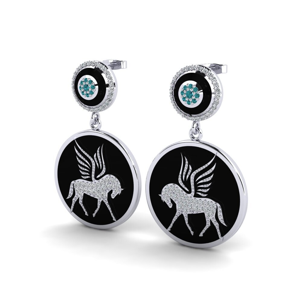 Blue Diamond Women's Earring Maryann
