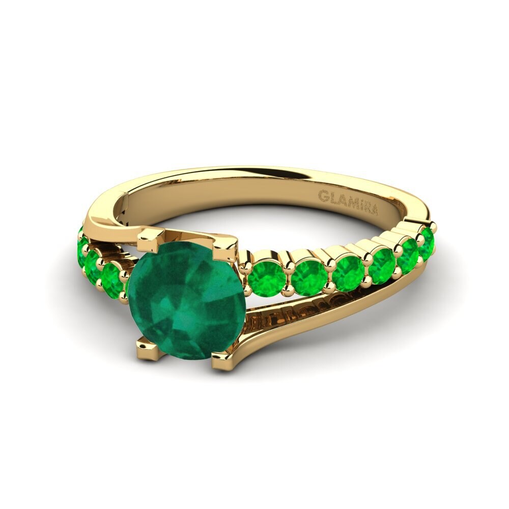 Emerald Engagement Ring Maryellen
