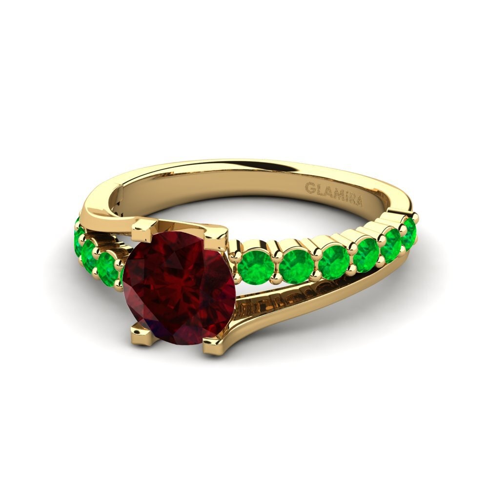 Garnet Engagement Ring Maryellen
