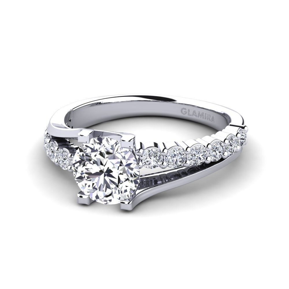 Paladio 950 Anillo de compromiso Maryellen