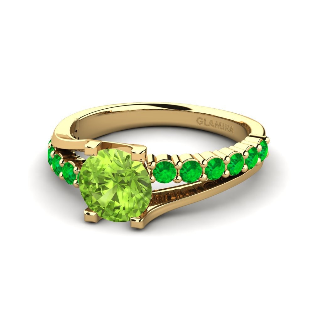 Peridot Engagement Ring Maryellen