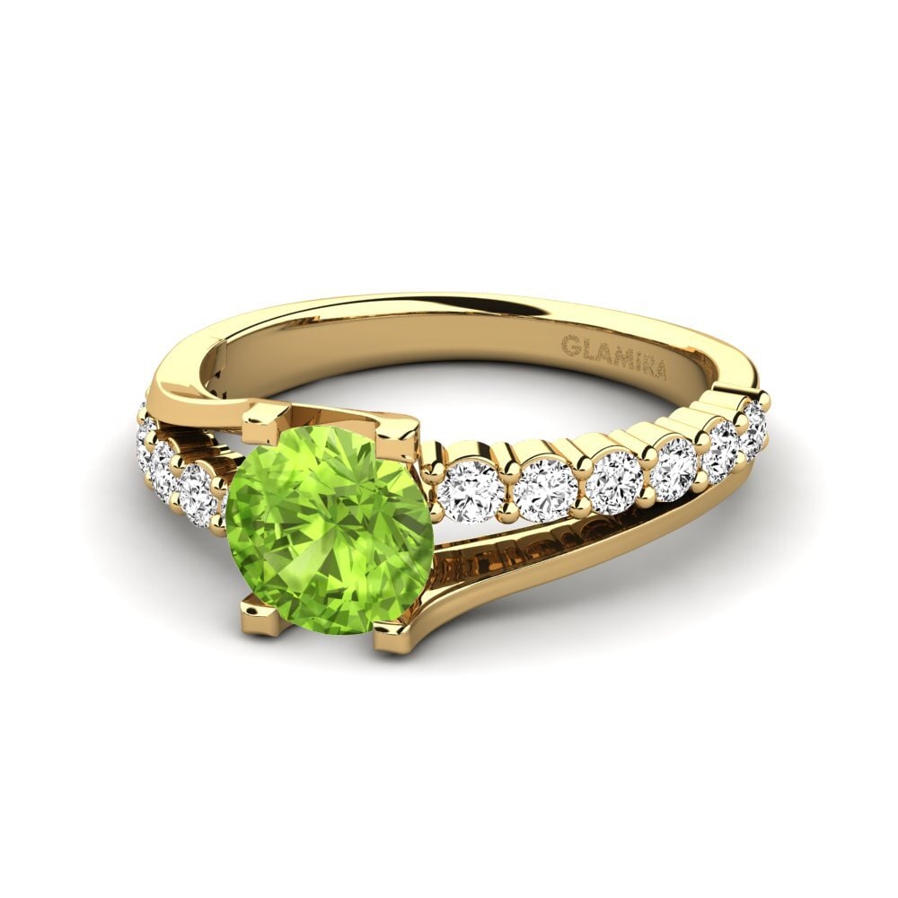 Peridoto Anillo de compromiso Maryellen