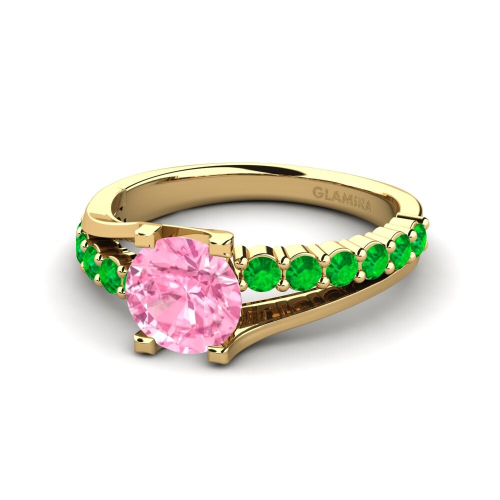 Pink Sapphire Engagement Ring Maryellen