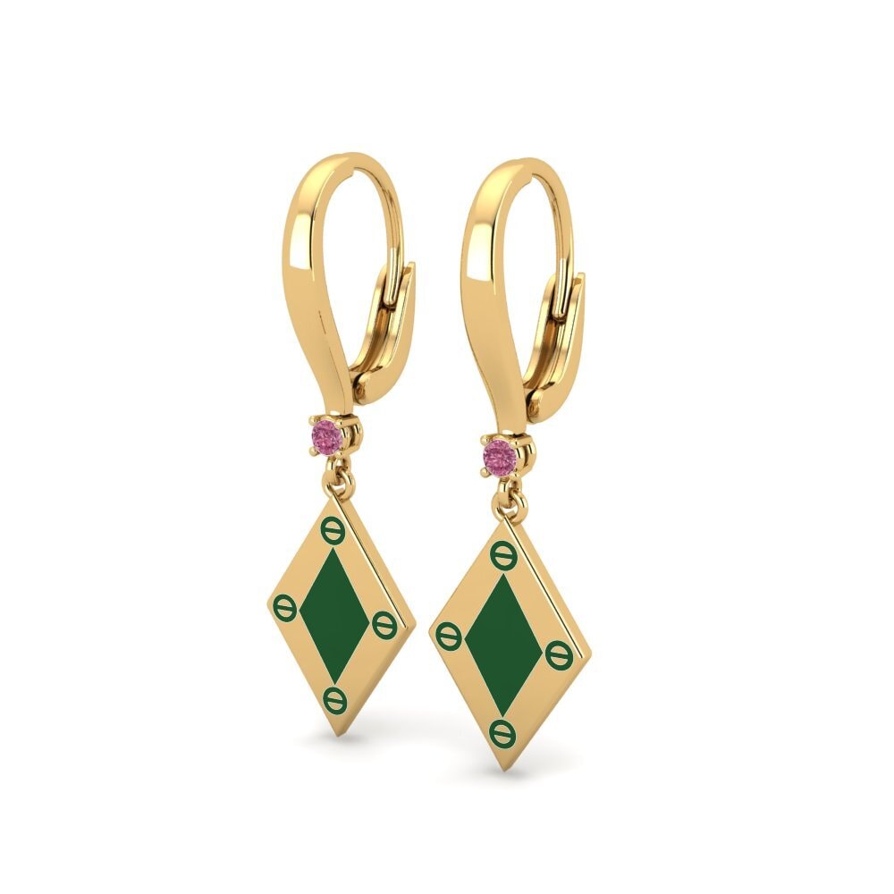 Rhodolite Garnet Women's Earring Maryrosepte