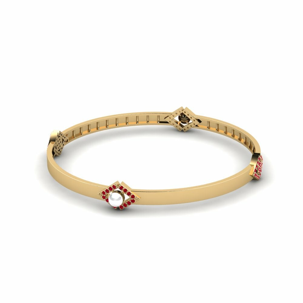Zircone Rosso Bracciale da donna Maselan