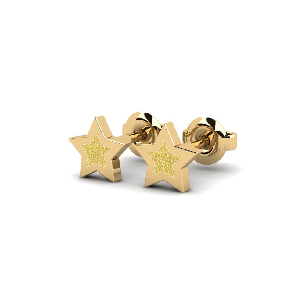 14k Oro Amarillo Pendiente para Niño Masewera