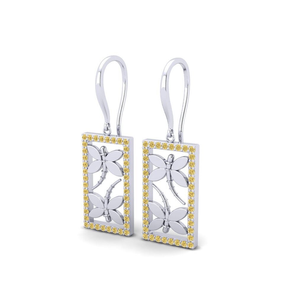 Yellow Diamond Women's Earring Massael