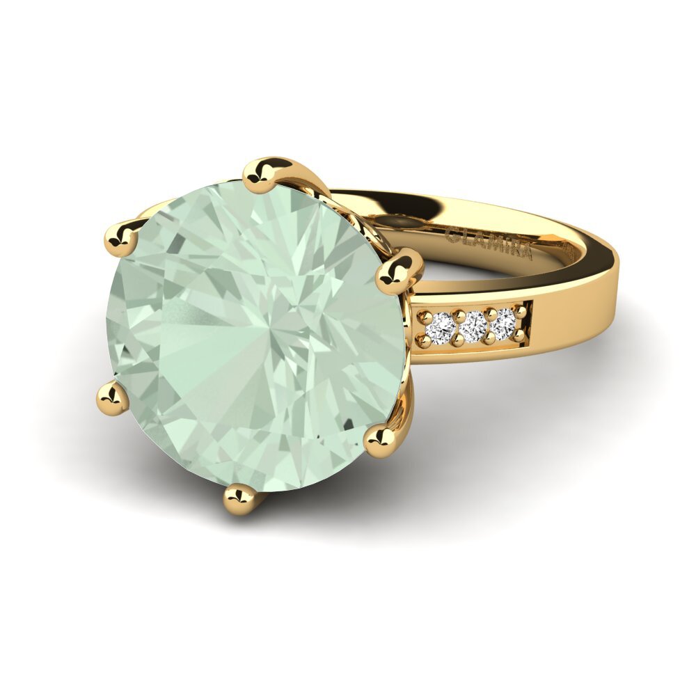 Green Amethyst Ring Massima